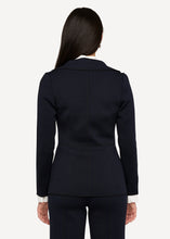 Laden Sie das Bild in den Galerie-Viewer, Blazerjacke Twilly in Blau / Schwarz