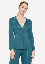 Laden Sie das Bild in den Galerie-Viewer, Blazerjacke Twilly in der Farbe Lagoon