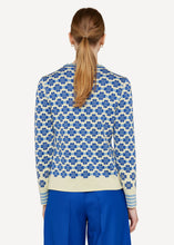 Laden Sie das Bild in den Galerie-Viewer, Neu! Oleana Jacke Bijou in Blau mit Vanillegelb