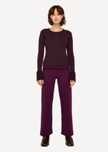 Laden Sie das Bild in den Galerie-Viewer, Neu HW24! Pullover Bellflower mit Raglanärmel in der Farbe Merlot - Burgundy