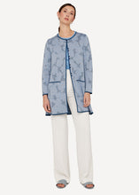 Laden Sie das Bild in den Galerie-Viewer, Neu - Impressionist Longcardigan in Breeze - blue