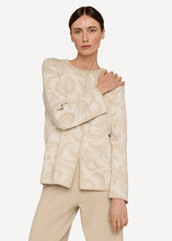 Laden Sie das Bild in den Galerie-Viewer, OLEANA Rosemaling Cardigan Pearl