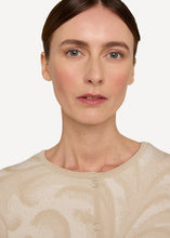Laden Sie das Bild in den Galerie-Viewer, OLEANA Rosemaling Cardigan Pearl