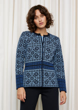 Laden Sie das Bild in den Galerie-Viewer, Oksana Jacke in Blau 804F2