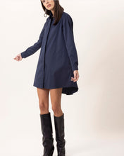Laden Sie das Bild in den Galerie-Viewer, Neu HW24! NARCISA Tunikahemd Sabine in der Farbe Dunkelblau und Weinrot