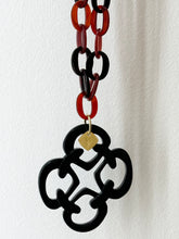 Laden Sie das Bild in den Galerie-Viewer, NEU! YULYAFFAIRS Kette Chester Nizza in Schwarz und Rot