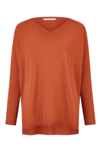 Laden Sie das Bild in den Galerie-Viewer, Oversized-Pullover aus fließender Viskose