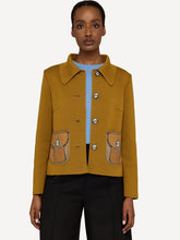 Laden Sie das Bild in den Galerie-Viewer, OLEANA x EDDA - Jacke Pauline in der Farbe Mustard