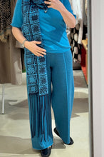 Laden Sie das Bild in den Galerie-Viewer, Hose Twilly in der Farbe Lagoon