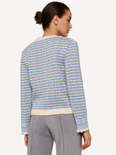 Laden Sie das Bild in den Galerie-Viewer, Oleana Cardigan Design Sigrid in Hellblau