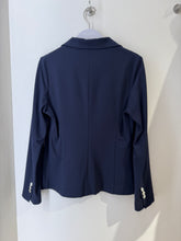 Laden Sie das Bild in den Galerie-Viewer, Jersey Blazer in Dunkelblau von HUBERT GASSER