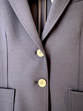 Laden Sie das Bild in den Galerie-Viewer, Jersey Blazer in Dunkelblau von HUBERT GASSER
