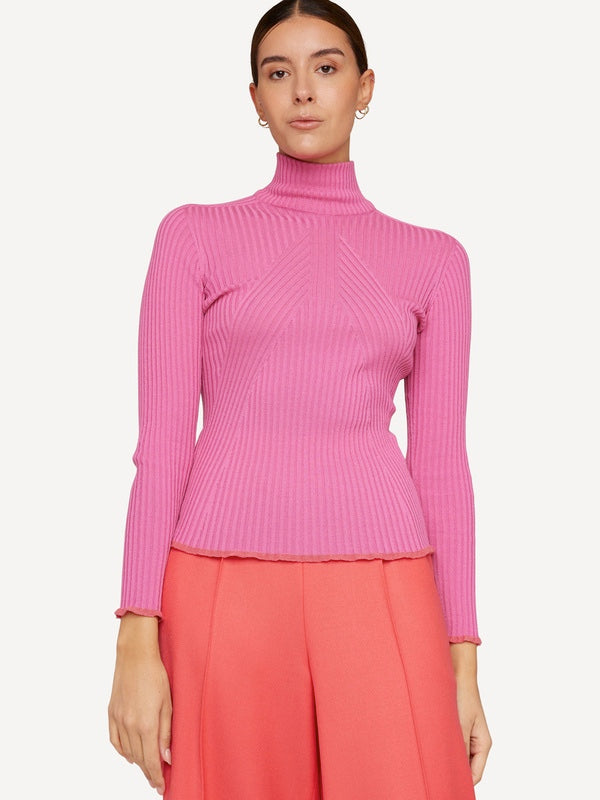 Neu! Oleana Primary palette Pullover in Power Pink