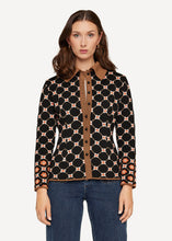 Laden Sie das Bild in den Galerie-Viewer, Oleana Arne agryle Jacket in Schwarz