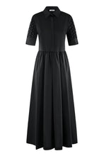 Laden Sie das Bild in den Galerie-Viewer, Kleid HARU von ARMARGENTUM in Schwarz