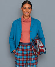 Laden Sie das Bild in den Galerie-Viewer, NIÜ Blazerjacke in der Farbe Azul