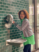 Laden Sie das Bild in den Galerie-Viewer, Oleana Pattern Paper Cardigan in Peach fizz