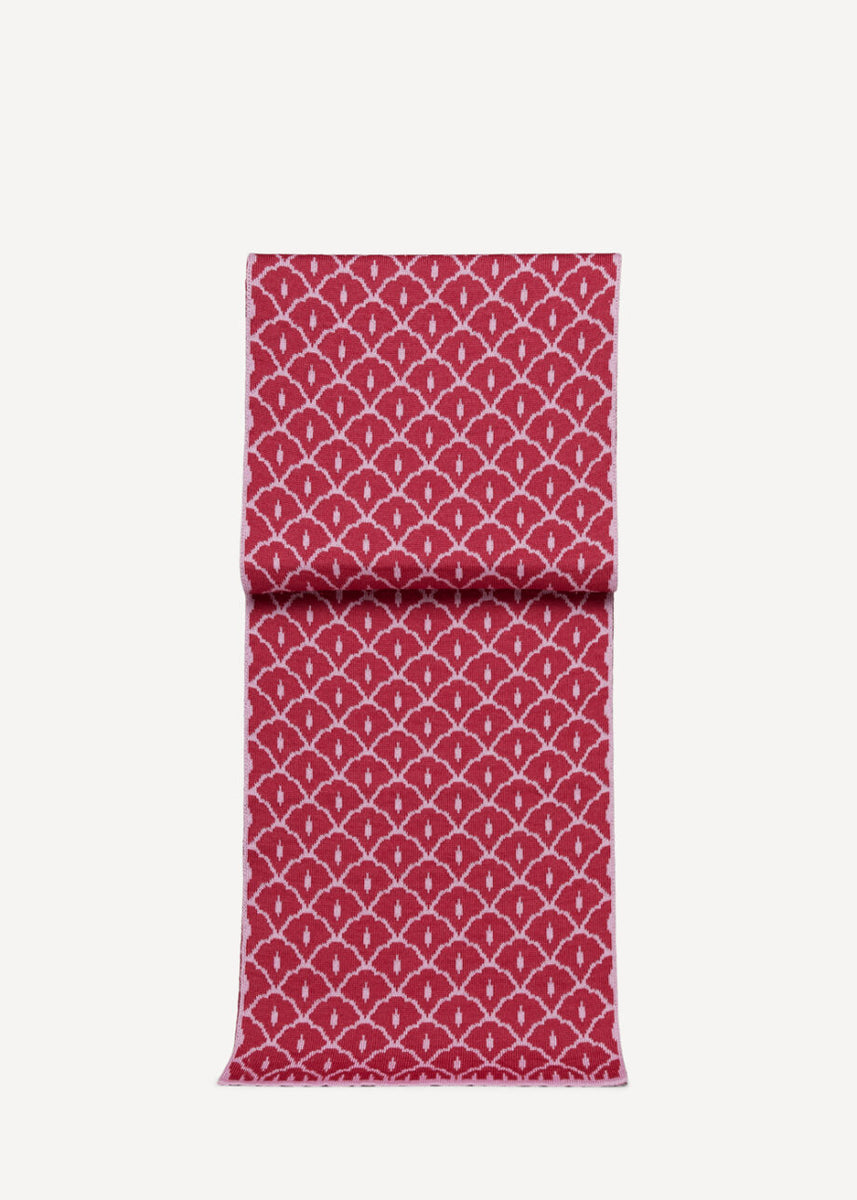 NEU! Oleana Schal Classic Design 366 AV in Pink und Rosa OLEANA