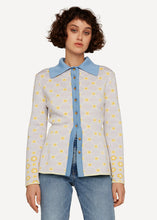 Laden Sie das Bild in den Galerie-Viewer, Neue Farbe SS23! Oleana Arne agryle Jacket in der Farbe Cobalt blue