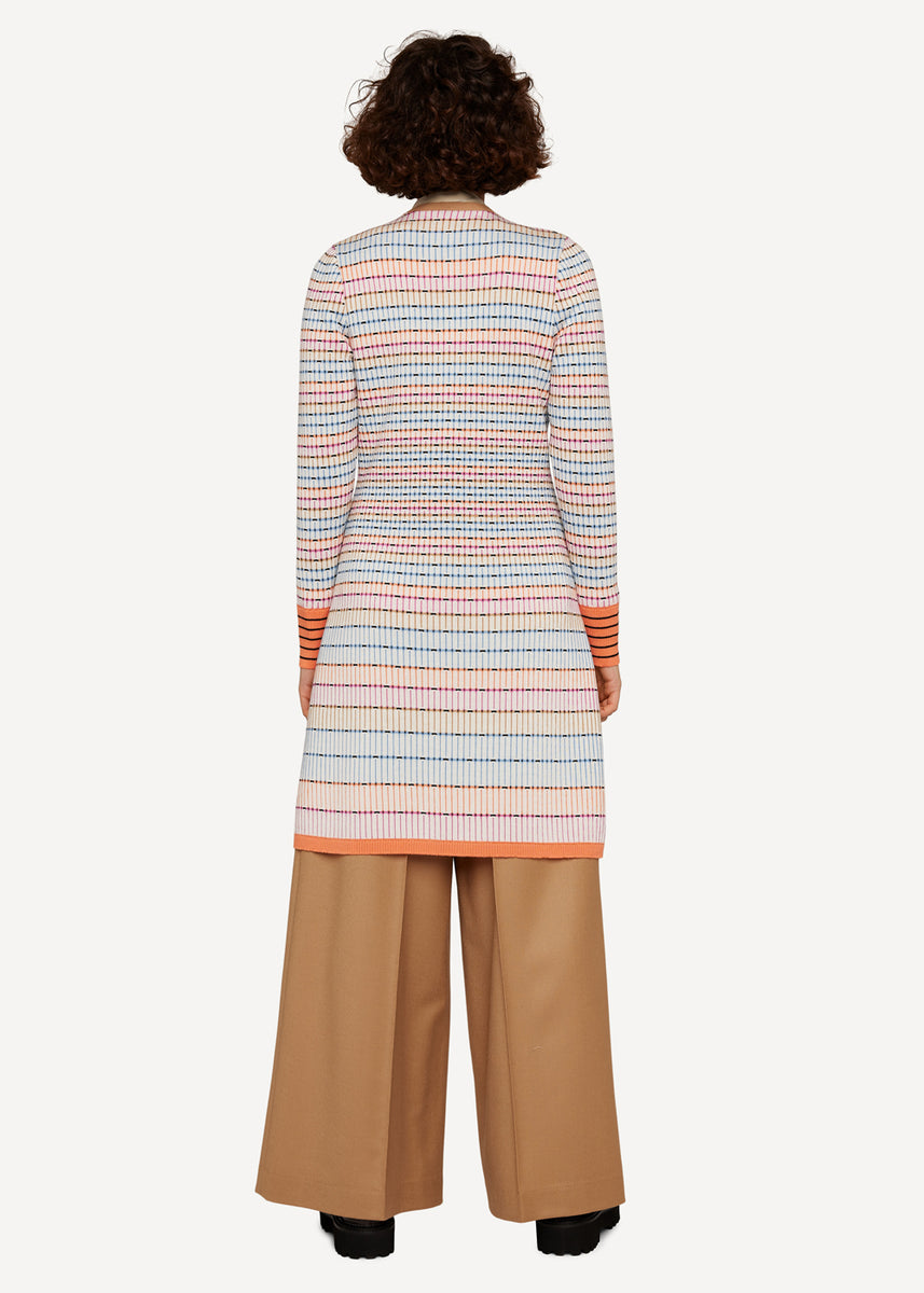 Neu! Oleana Long Cardigan Flow in der Farbe Soft palette OLEANA