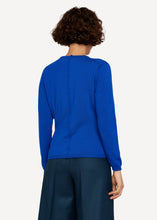 Laden Sie das Bild in den Galerie-Viewer, Neue Farbe! Oleana Carbon copy Cardigan in der Farbe pure Ultramarine