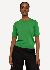 OLEANA 3D Tone Top in Grün