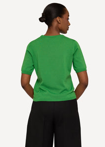 OLEANA 3D Tone Top in Grün