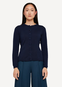 Neue Farbe! Oleana Carbon copy Cardigan in der Farbe Navy blue