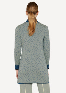 Oleana Longcardigan Meadow cress in der Farbe Go-to