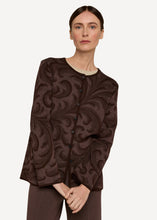 Laden Sie das Bild in den Galerie-Viewer, OLEANA Rosemaling Cardigan Grounded
