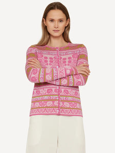 NEU - Oleana Cardigan Granada in Rosé und Pink