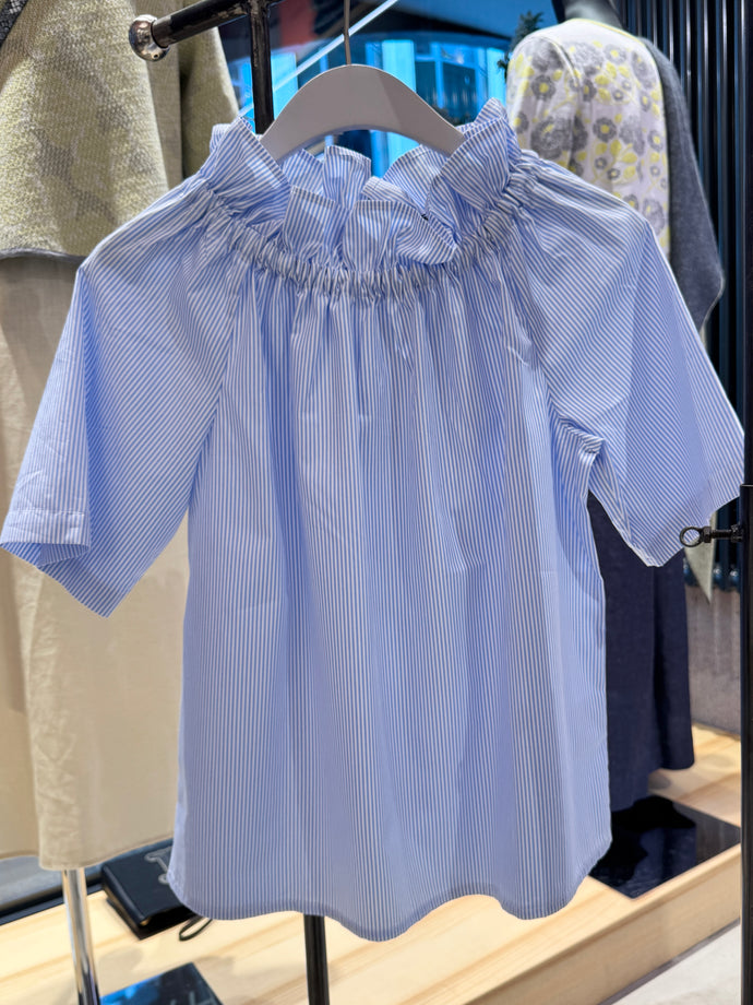NARCISA Bluse NAANI in Streifen blau und weiß