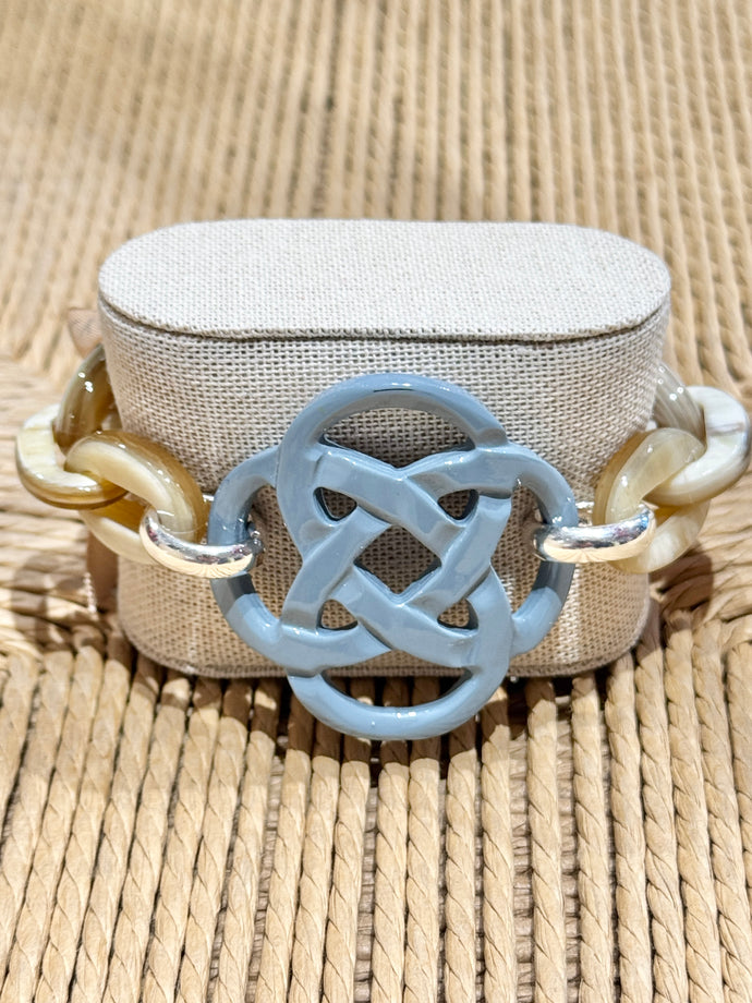 YULYAFFAIRS Armband MIA-INFINITY in nordisch Blau