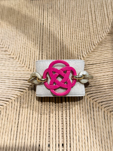 YULYAFFAIRS Armband MIA-INFINITY in Pink