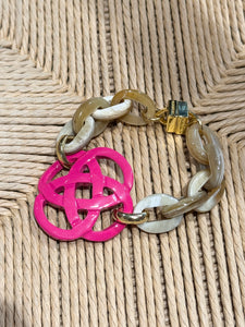 YULYAFFAIRS Armband MIA-INFINITY in Pink