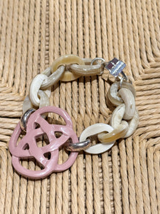 YULYAFFAIRS Armband MIA Infinity in Altrosa