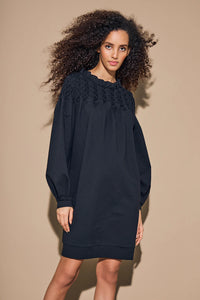 Armargentum Lounge-Dress in Schwarz