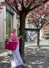 Laden Sie das Bild in den Galerie-Viewer, Modische Shopper für den Sommer in der Farbe Pink
