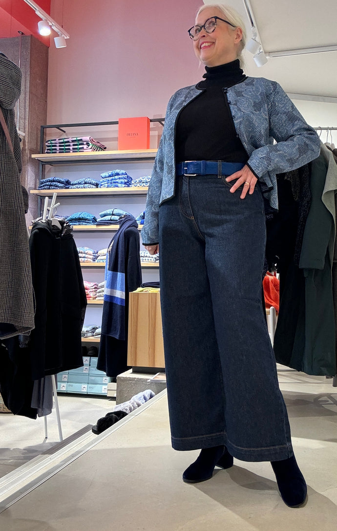 Cropped Jeans von NIÜ in der Farbe Blau