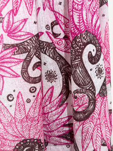 Hemisphere Schal Inke in Pink
