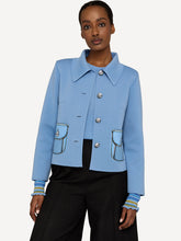 Laden Sie das Bild in den Galerie-Viewer, OLEANA x EDDA - Jacke Pauline in Light Blue

