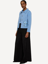 Laden Sie das Bild in den Galerie-Viewer, OLEANA x EDDA - Jacke Pauline in Light Blue
