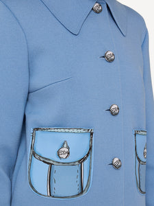 OLEANA x EDDA - Jacke Pauline in Light Blue