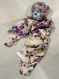 Épice Schal Fleur in der Farbe Walnut