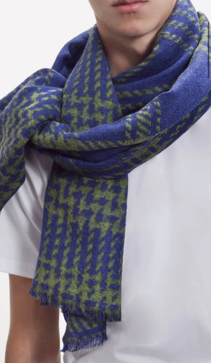 Épice Tuch Tweed Check in der Farbe AM-Marine