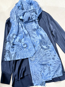 Hemisphere Schal Inke CL 252G in Blau