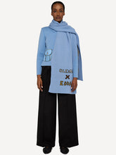 Laden Sie das Bild in den Galerie-Viewer, OLEANA x EDDA - Schal Henry in Light blue
