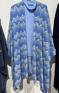 Neu! Cape mit Weave print von HEMISPHERE Cashmere