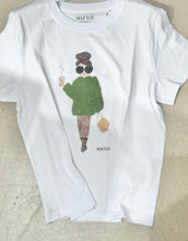 Laden Sie das Bild in den Galerie-Viewer, Neu! T-Shirt Furjacket Green in Weiß von SuStyle

