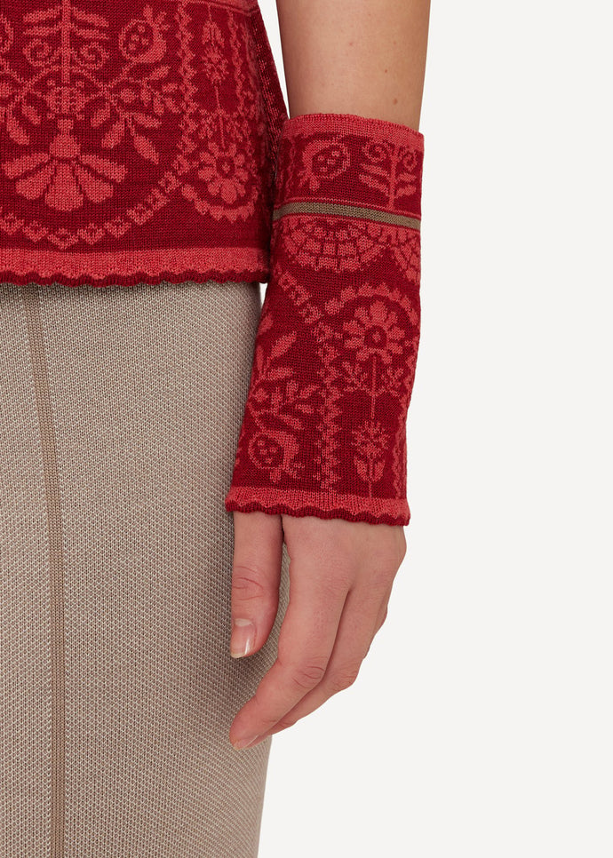 Pulsvärmer Oddrun 818 R rot